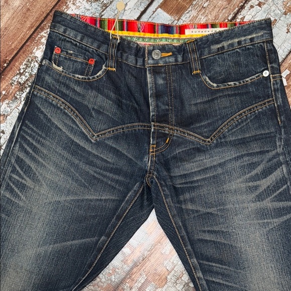 BNWT Issey miyaki  Sunao kuwahara vintage Classic Blue Jeans Great Gift - Picture 1 of 8